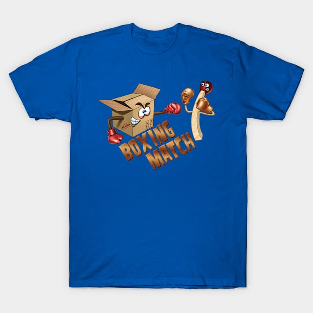 Boxing Match T-Shirt by Pigeon585